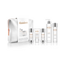 AlumierMD Brightening Collection for Dry and Sensitive Skin with 5 products and a white vegan bag